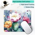 Custom Mouse Pad with Non-Slip Rubber, Small Square Design for Wireless ...