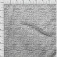 thumbnail image 4 of oneOone Velours Gris Tissu Texte Robe Tissu Tissu Imprimé par la Cour 58 Pouces de Large, 4 of 5
