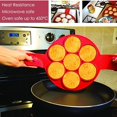thumbnail image 3 of CHUANK Moule à Crêpes en Silicone Flip 'n' Cook Pancake Flip and Cook Pancake Maker Flip Cooker Pancakes Moule Flip'n' Cook Pancake Moule en Silicone Flip'n' Cook Réutilisable (Couleur), 3 of 5