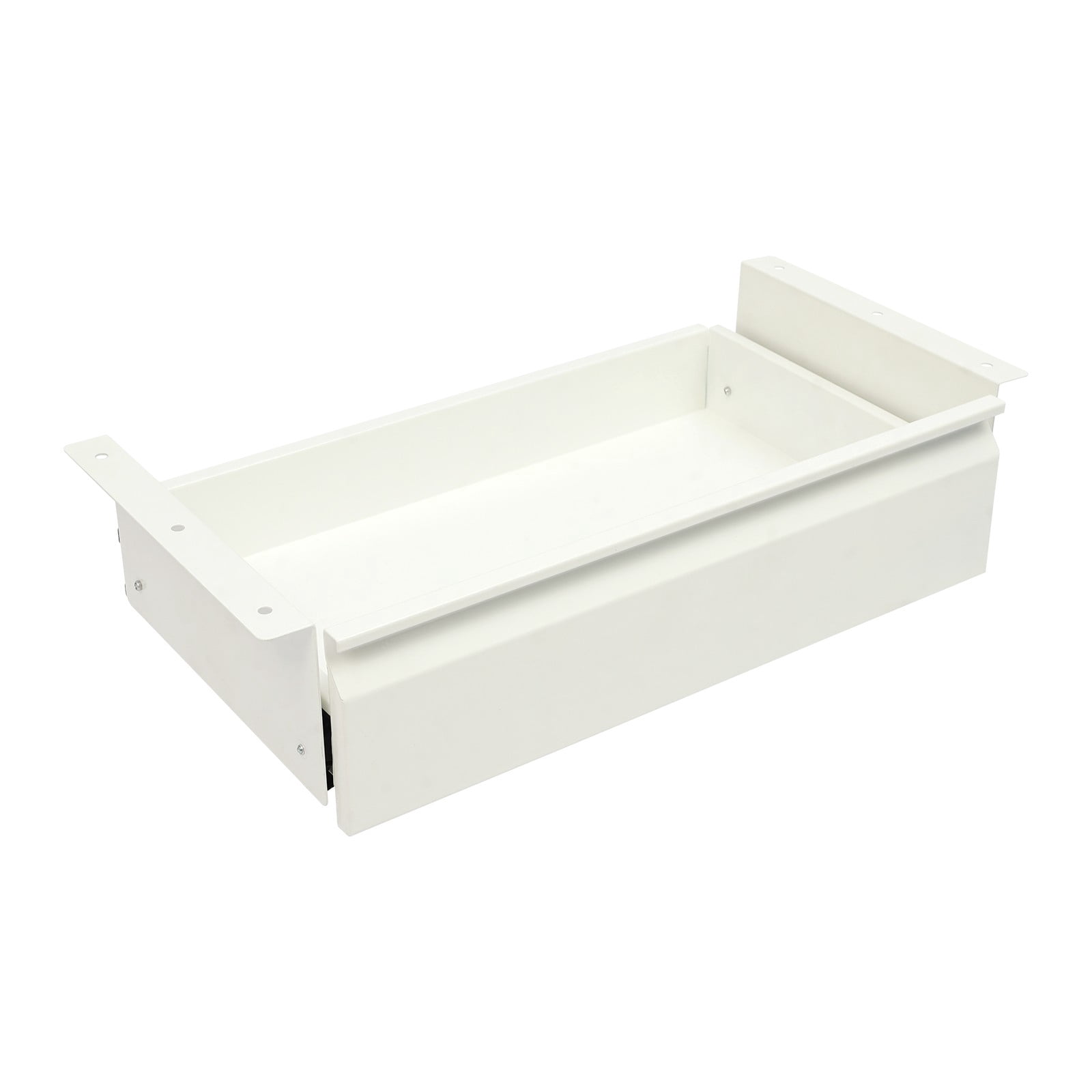 Under Desk Mounted Sliding Pull-out Drawer, Under Desk Drawer Slide Out,Workbench Drawers Storage Organizer Undermount Drawer