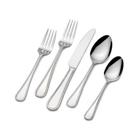 International Stainless Flatware - International Silver Adventure 51 Piece Stainless Steel Flatware Set