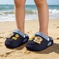 thumbnail image 2 of LIIPEE Girls Sandals Kids Casual Summer Cute Cartoon Decoration Lightweight Garden Slide Hole Shoes Outdoor Comfortable Soft Outsole Non- Footwear,2.5-3 Years, 2 of 6
