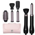 thumbnail image 2 of CNV All-in-One Professional Air Flow Styler Wand with Deluxe PU Storage Bag, 5-Head Versatile Blow Dryer Brush Set for Drying, Curling, and Straightening, Portable Hair Care System for Women, 2 of 7