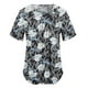 thumbnail image 5 of MELDVDIB Blusas tipo túnica de manga corta de verano para mujer, holgadas, plisadas, informales y fluidas, en liquidación, 5 of 5