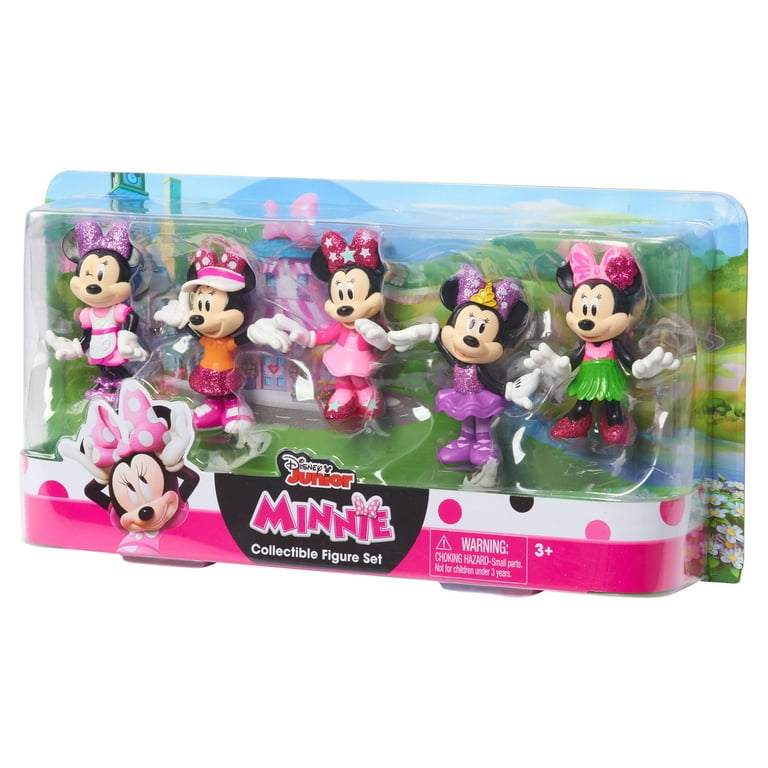 Disney Minnie Mouse Collectible Figure 5-Pack Toys - Walmart.com