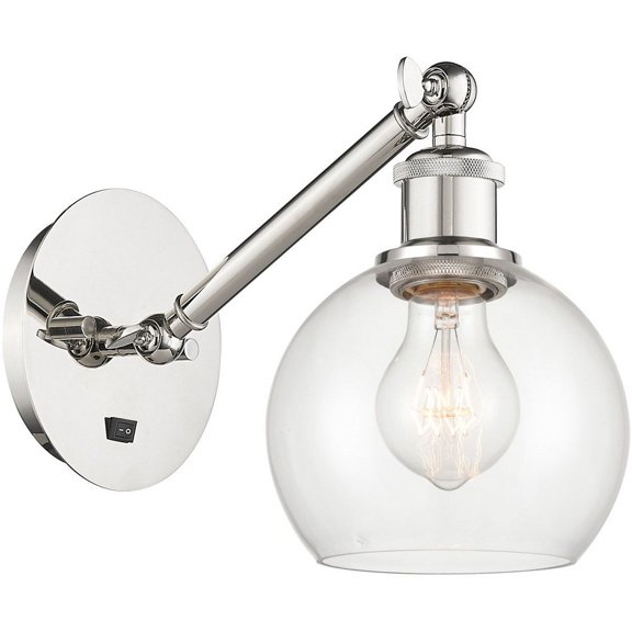 Innovations Lighting - Athens - 1 Light Wall Sconce In Industrial Style-10.5