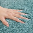 thumbnail image 3 of 40*60cm Bath Rugs 2pcs Set Made of 100% Polyester Extra Soft and Non Slip Bathroom Mats Specialized in Machine Washable and Water Absorbent Shower Mat,Sky Blue, 3 of 5