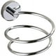 thumbnail image 1 of Soporte para secador de pelo de pared de acero inoxidable (1 unidad, plateado), 1 of 5