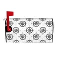 thumbnail image 2 of Lsque Retro Compass Mailbox Cover Standard Size ,Magnetic Mailbox Covers Post Wraps Letter Box Cover -21x18 in, 2 of 9