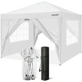 thumbnail image 1 of SANOPY 10'x10' Outdoor Canopy Tent Waterproof Pop Up Backyard Canopy Portable Party Commercial Instant Canopy Shelter Tent Gazebo with 4 Removable Sidewalls & Carrying Bag for Wedding Picnics Camping, 1 of 10