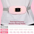 thumbnail image 4 of Portable Cordless Heating Pad for Menstrual Cramps Pain Relief Fast Heat Pads with 3 Settings and Vibration Modes Belly Warming Waist Belt Women Girls, 4 of 10