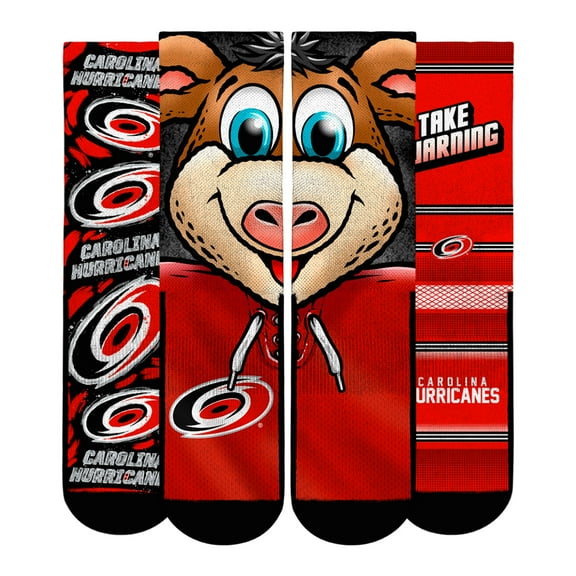 Unisex Rock Em Socks  Carolina Hurricanes Fan Favorites Three-Pack Crew Socks Set