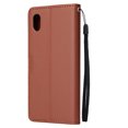 thumbnail image 3 of ForNova 3i/Y5 2019 PU Leather Protective Phone Case with 3 Cards Slots Bracket, 3 of 9