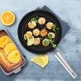 thumbnail image 2 of Starfrit The Rock WAVE 20cm (8") Fry Pan, Non-Stick PFOA-Free, Induction Ready, Scratch Resistant, Oven & Dishwasher Safe, Extra Thick Aluminum, 2 of 6