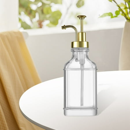 

Shishian 2X Syrup Dispenser 1X Funnel Coffee Syrup Dispenser Coffee Dispenser Glass Syrup Bottle Coffee Syrup Bottle Dispenser For Coffee Bars Home Decoration Gold Glass （Clearance）