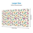 thumbnail image 3 of Bingfone Cute Flower Large Gaming Mouse Pad,Extended Desk Mousepad With Stitched Edges,Non-Slip Base,Water Resist Keyboard Pad For Gamer, Office & Home, 29.5 X 16 In, 3 of 9