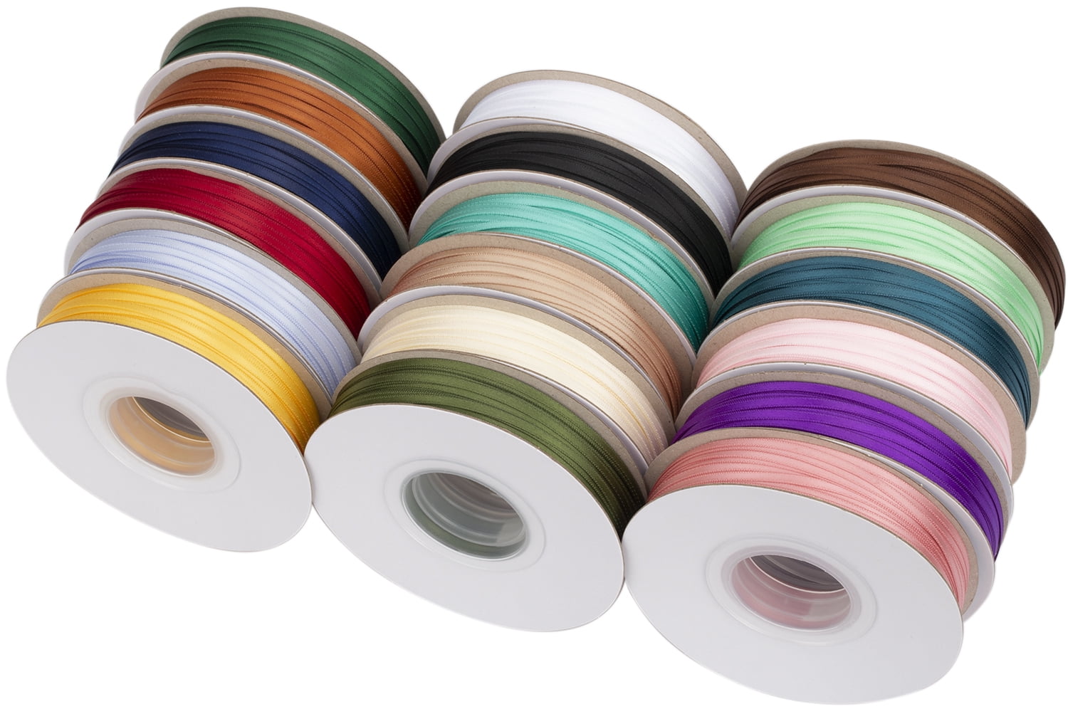 Ribbonitlux Copper Satin Ribbon 1/8 inch Double Sided Quality Satin for Weddings, Invitations, Sashes, Crafts, Apparel, Headbands - 100 Yds/roll