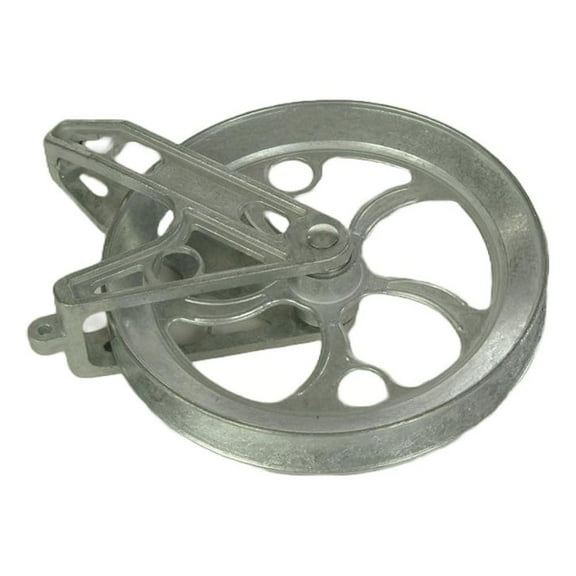 Ben-Mor Rust-Proof Zinc Clothesline Pulley Wheel Permanently Lubricated 8"