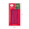 thumbnail image 5 of Plastic Metallic Bead Christmas Garland, Pink, 18', by Holiday Time, 5 of 5