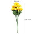 thumbnail image 2 of OULII Ramo De Girasoles Artificiales Amarillos Para De Hogar Y Eventos Duradero, 2 of 8
