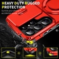 thumbnail image 2 of Asuwish Compatible with Samsung Galaxy S26 Ultra 5G Phone Case Slide Camera Cover Tempered Glass Screen Protector Stand Ring Holder Rugged Slim Cell for S26Ultra 26S S 26 26Ultra Women Men Red, 2 of 9