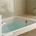 thumbnail image 1 of OULII 2Ud Barrera Para Salpicaduras En Bañera Y Lavabo De Acrílico Transparente, 1 of 8