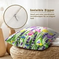 thumbnail image 4 of Hello Spring Pillow Covers 22\u201dx22\u201d Set of 2 Tulip Lavender Wildlowers Decorative Throw Pillows Cover Spring Farmhouse Outdoor Pillowcases Summer Seasonal Floral Cushion Case, 4 of 5