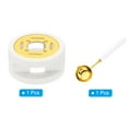 thumbnail image 3 of Uxcell Wax Stamp Seal Kit, Wax Seal Warmer with Melting Spoon Retro Melt Stove Pot, White, 3 of 7