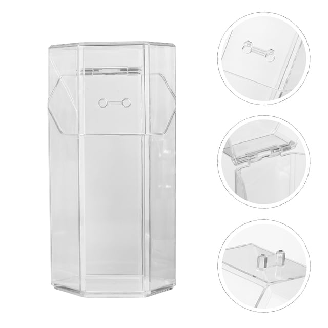 TABLZONE 2Ud Organizador Transparente Para Brochas De Maquillaje Y Herramientas Cosméticas