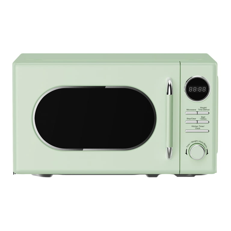 Daewoo Retro 0.7-cu ft 700-Watt Countertop Microwave (Mint Green) at