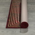 thumbnail image 5 of Ottomanson Machine Washable Non-Slip Rubberback Border 3x5 Indoor Area Rug, 3'3" x 5', Red, 5 of 9