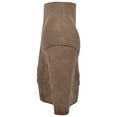 thumbnail image 2 of GBG LOS ANGELES Womens Taupe Beige 1" Platform Oxford Style Padded Aheela Almond Toe Wedge Lace-Up Booties 6.5 M, 2 of 4