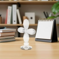 OUNONA Glass Standing Cross for Home Decor and Office Display
