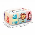 thumbnail image 3 of Tissue Box Toy with Cartoon Animal Design, Tear-Resistant Fabric Sensory Pull Toy for , Early Learning Crinkle Napkin Soothing Toy A, 3 of 5
