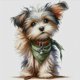 thumbnail image 4 of Hilo Algodón Ecológico Bordado 11CT YorkshireTerrier Punto Cruz 40x40cm, 4 of 8