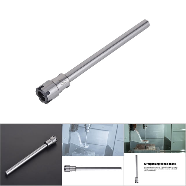 ER16M Support de Collier 150L Support de Collier 150MM Support de Collier Tige Droite CNC Moulinage Extension Tour Tige