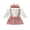 Pink, variant on Bagilaanoe 3PCS Newborn Baby Girls Skirt Set Long Sleeve Ribbed Snap Romper Tops   Suspender Skirt   Headband 3M 6M 12M 18M Casual Outfits