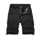 thumbnail image 2 of pstuiky Pantalones cortos para hombre, Pantalones cortos cargo para hombre, para correr, con múltiples bolsillos, cintura elástica, de algodón, para senderismo. Pantalones cortos cargo, 2 of 4