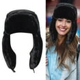 thumbnail image 2 of Women Trapper Hat Creative Fluffy Winter Warm Hat Trooper Hat Hunting Hat, 2 of 6