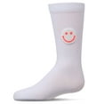 thumbnail image 3 of MeMoi  Fuzzy Smiley Face Knee High Socks - Girls - Female, 8, Green, 3 of 8