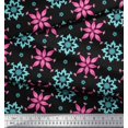 thumbnail image 3 of Soimoi Georgette Viscose Fabric Artistic Floral Printed Fabric 1 Yard 42 Inch Wide, 3 of 3