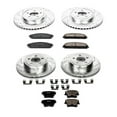 thumbnail image 3 of PowerStop Front and Rear Z23 Evolution Sport Carbon-Fiber Ceramic Brake Pad and Drilled & Slotted Rotor Kit Fits: CHRYSLER DODGE Select Models K2853, 3 of 10