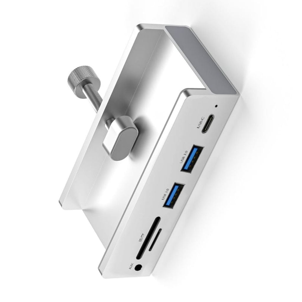 USB3.0 Type C Adapter Aluminum External Multiport Splitter Adapter High Speed Expansion 5Gbps Data Transmission For Desktop