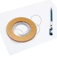 thumbnail image 6 of Stainless Steel Circle Ruler with Scale 5'' Drawing Circle Stencil Ruler Round Geometry Ruler Carpenter Drafting Tools, 6 of 7
