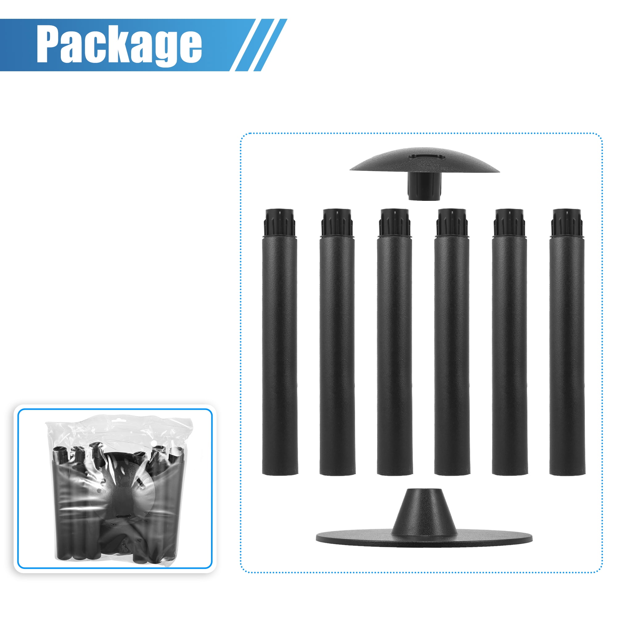 Unique Bargains Boat Cover Support Pole Adjustable from 12" to 54" 6-Stage Exten