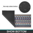 thumbnail image 6 of Blue Boho Tribal Triangles and Arrows Pattern Kitchen Rugs Sets Of 2,Anti Fatigue Kitchen Mat Rugs Non Slip Washable,Decorative Kitchen Floor Mats for Kitchen,Sink,Laundry,17"x30"+17"x47", 6 of 7