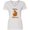 AA-White, variant on Inktastic Happy Halloween Kittens in Pumpkin Women's V-Neck T-Shirt