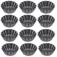 thumbnail image 1 of 12pcs/set Non-stick Cake Pan Mold Pizza Cake Muffin Mold Egg Tart, 1 of 3