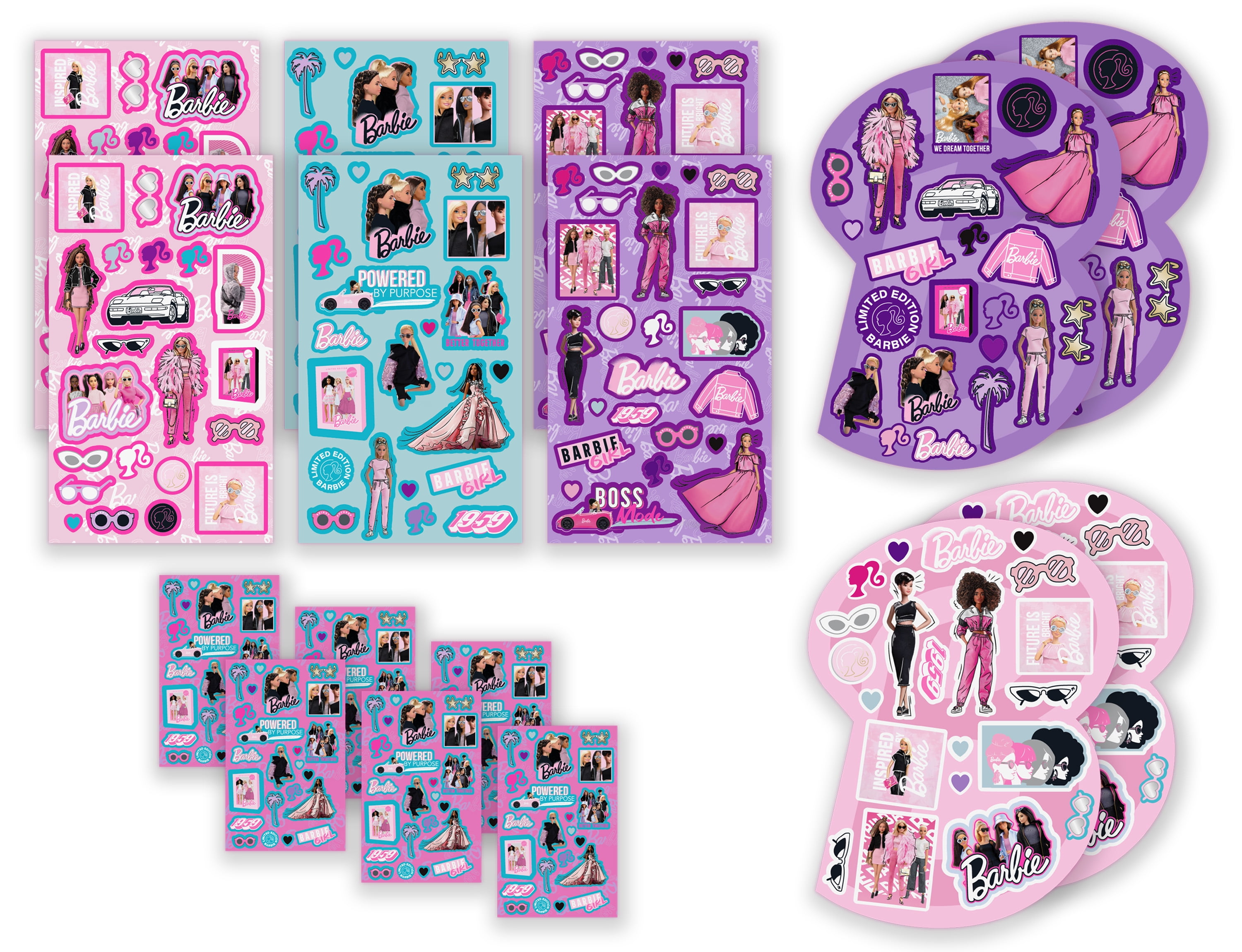 Barbie Pink Deluxe Creativity Fun Set with Carry-Case, Over 500 Pieces