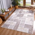 thumbnail image 2 of Junovo Washable Upgrade Area Rug Super Soft Rugs with Non-Slip Backing, for Living Room/Bedroom,6'x9',Khaki, 2 of 8